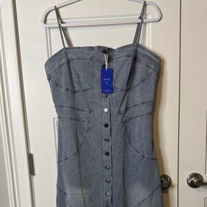 Chou Yatou Women's Denim Maxi Dress, Size XL, NWT